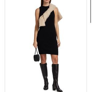 Vince
Sleeveless Knit Sweaterdress black New